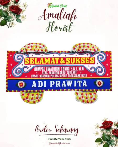Papan Bunga Ucapan Selamat Ringinanom